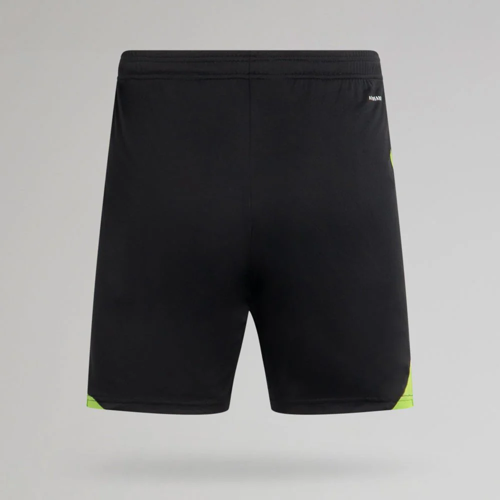 adidas Celtic 2025/26 Black and Neon Green Training Shorts - Image 4