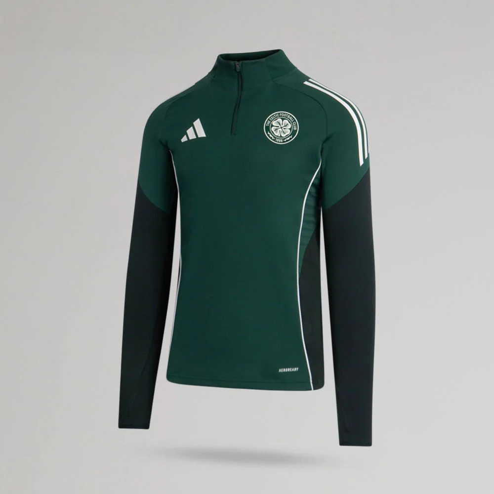 adidas Celtic 2025/26 Dark Green Training Top - Image 2