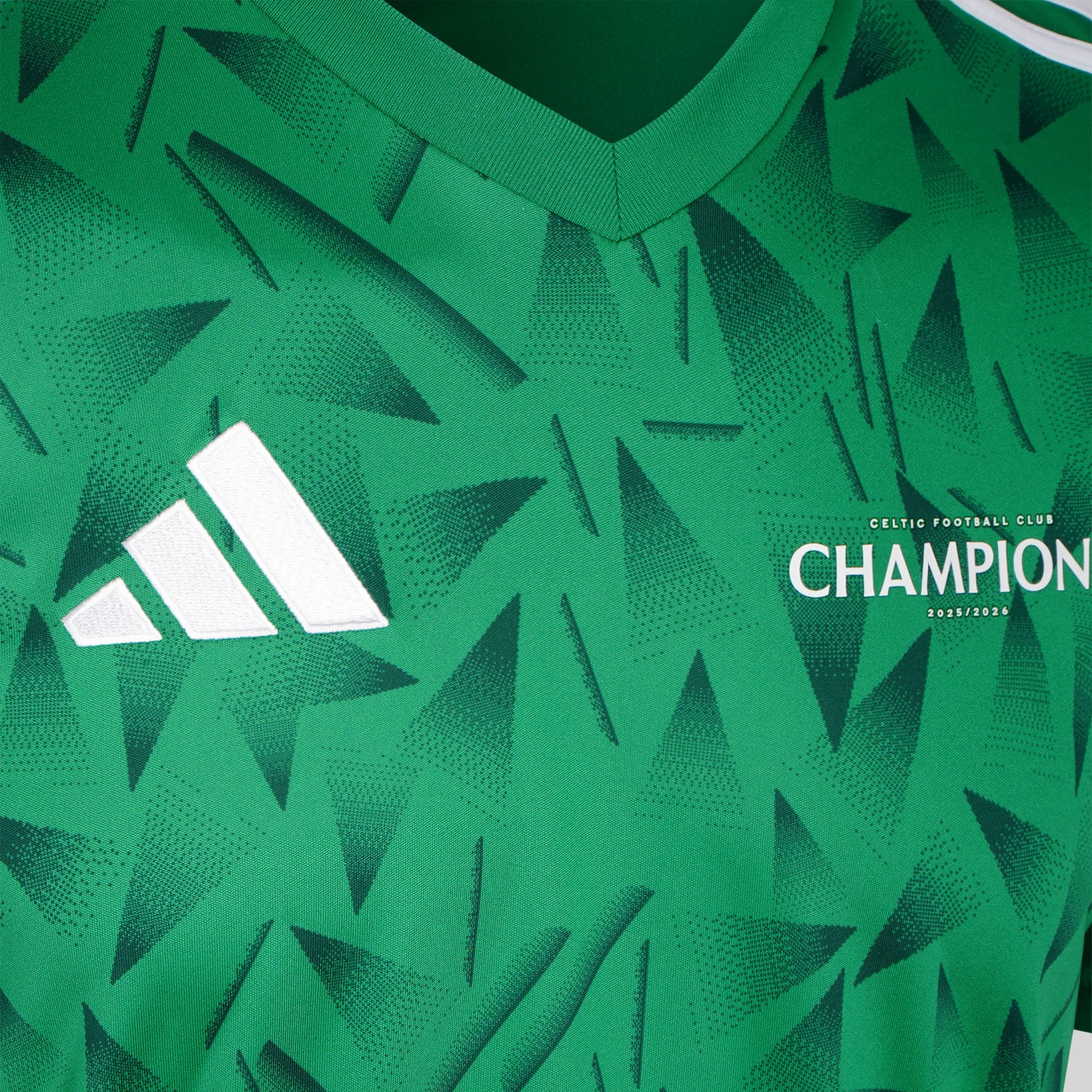 adidas Celtic 2025/26 Junior Champions Green Jersey - Image 6