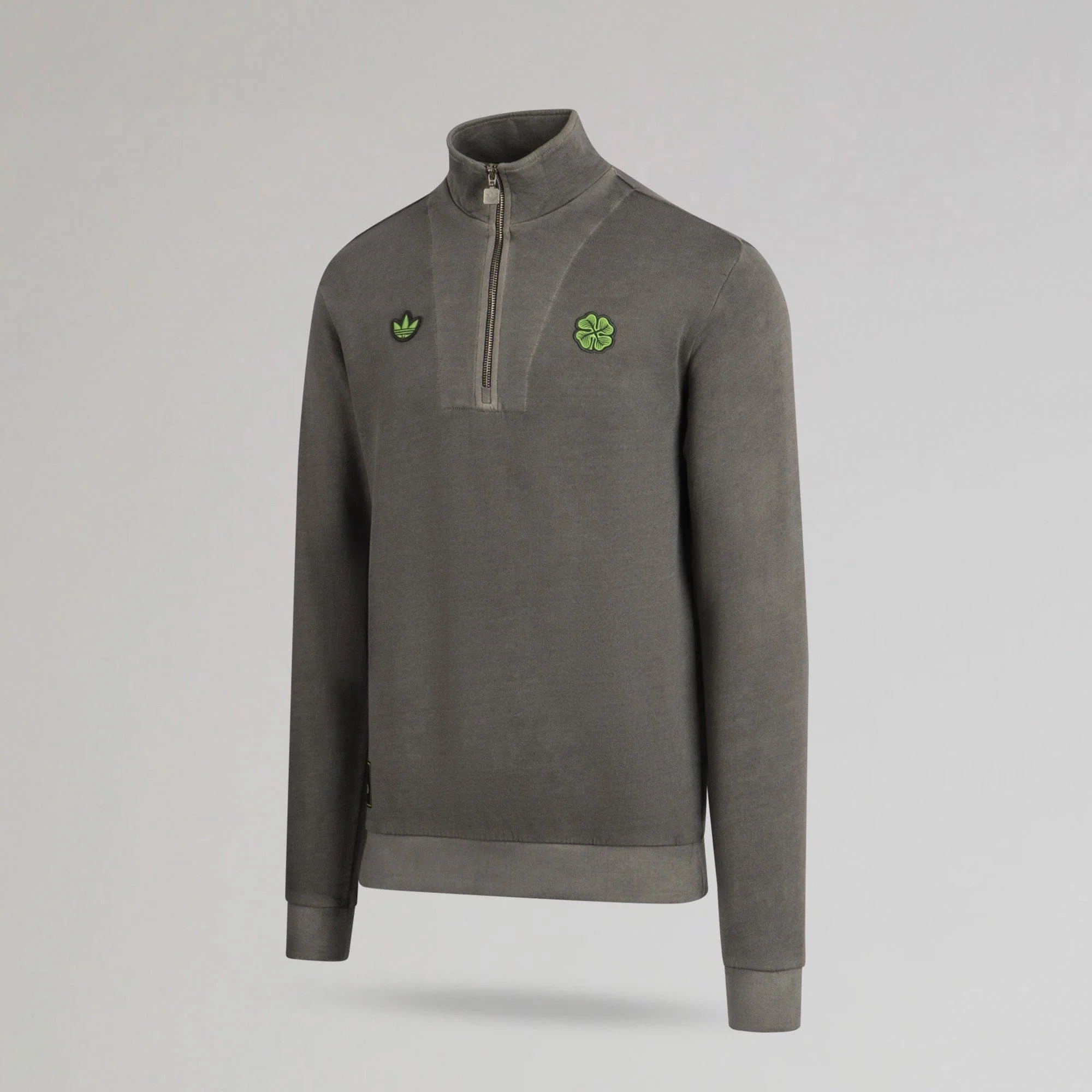 adidas Celtic 2025/26 Terrace Icons Quarter Zip - Image 2