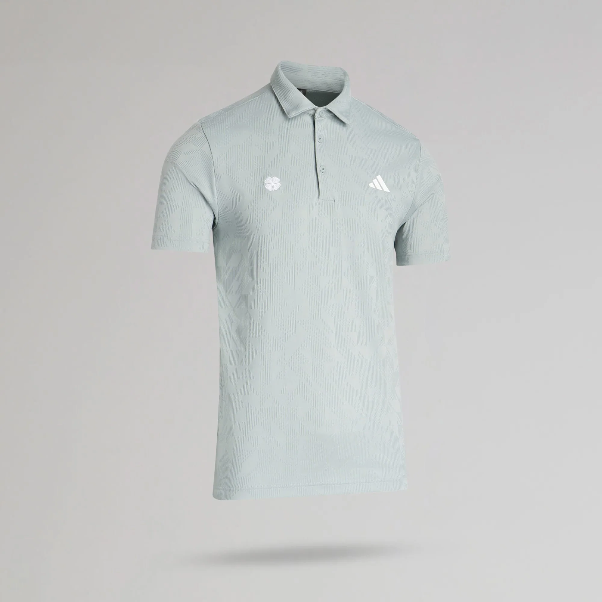 adidas Celtic Golf Climacool Jacquard Green Polo Shirt - Image 3