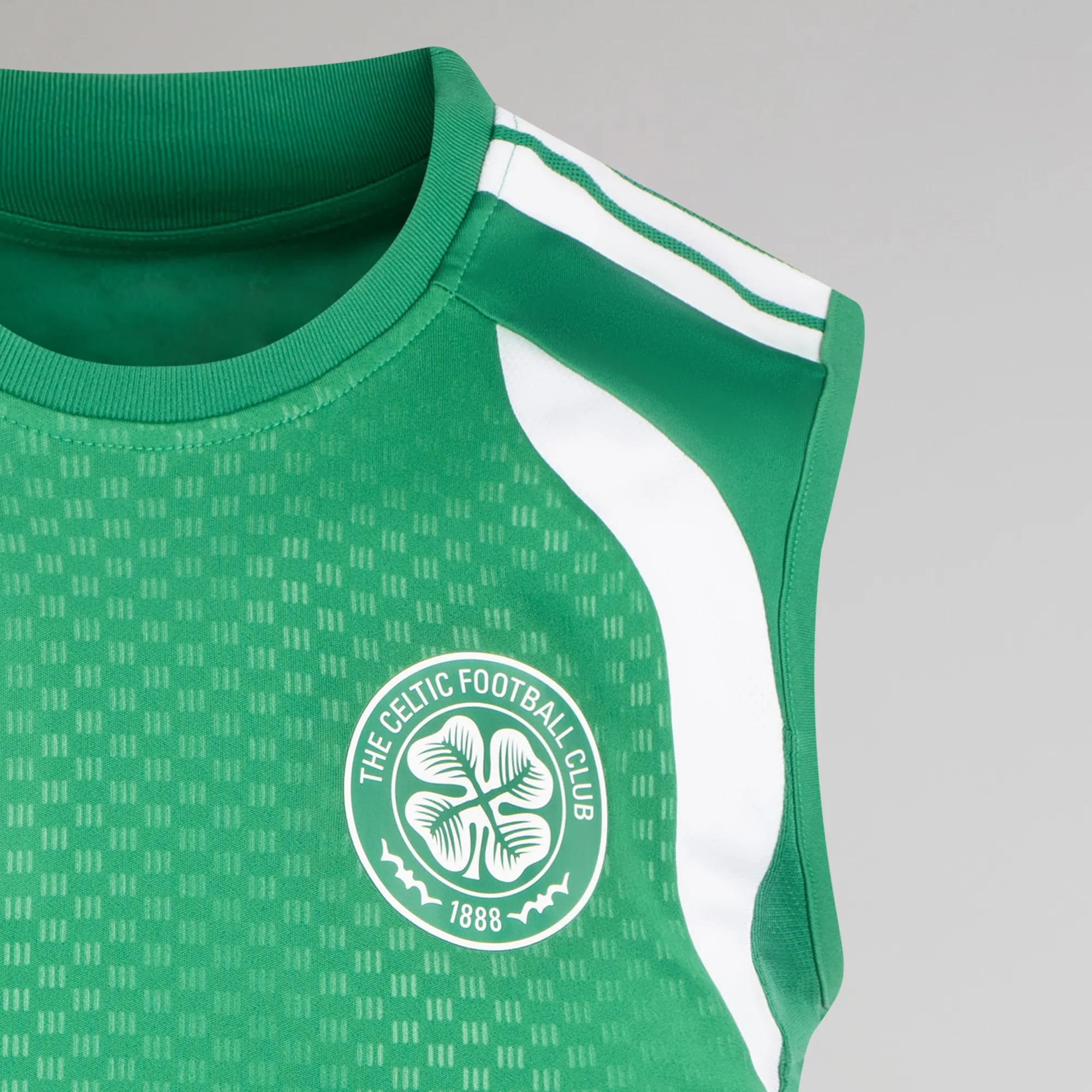 adidas Celtic Men's 2026/27 Green Sleeveless Training Jersey - Image 5