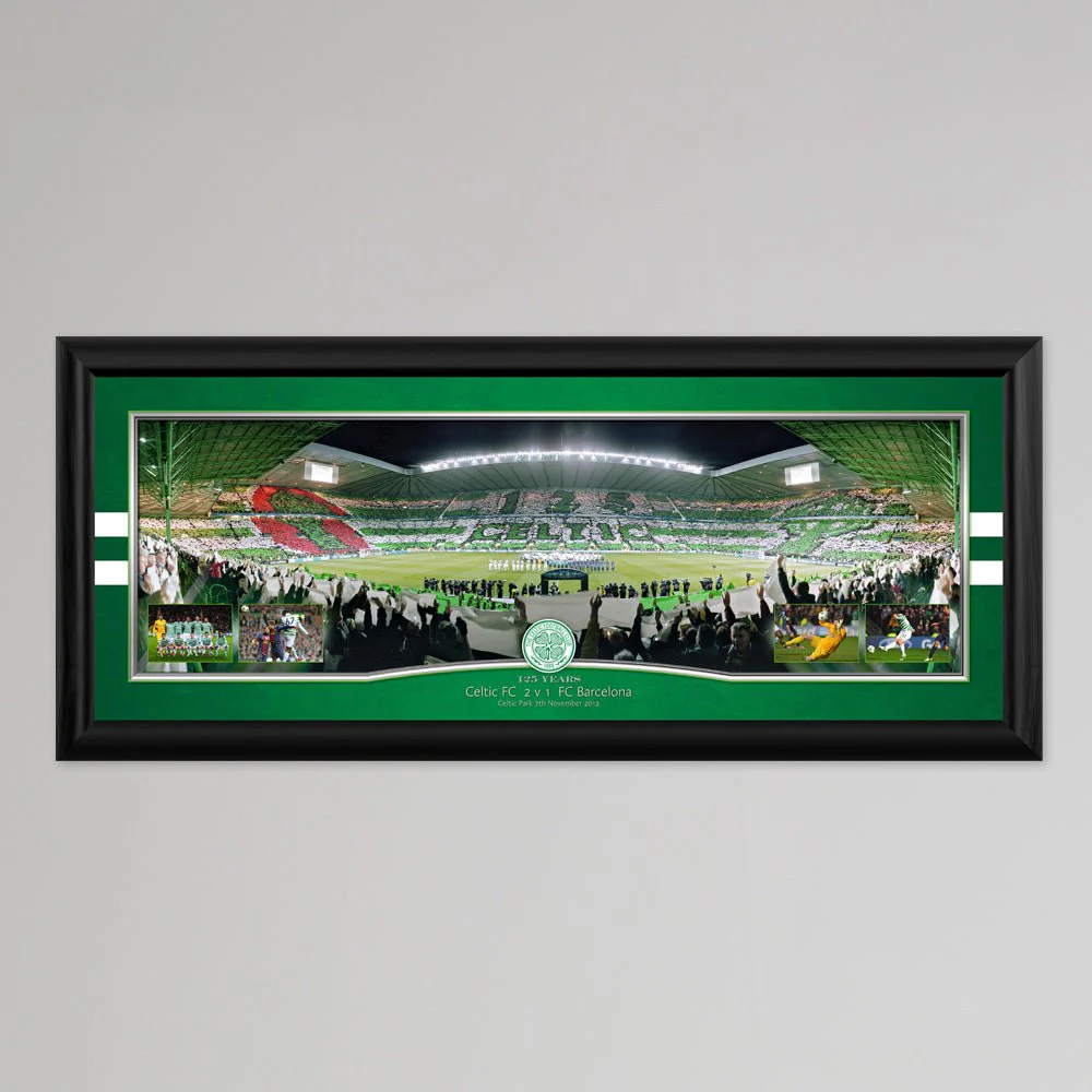 Celtic Barcelona 125 Years Display Panoramic Print