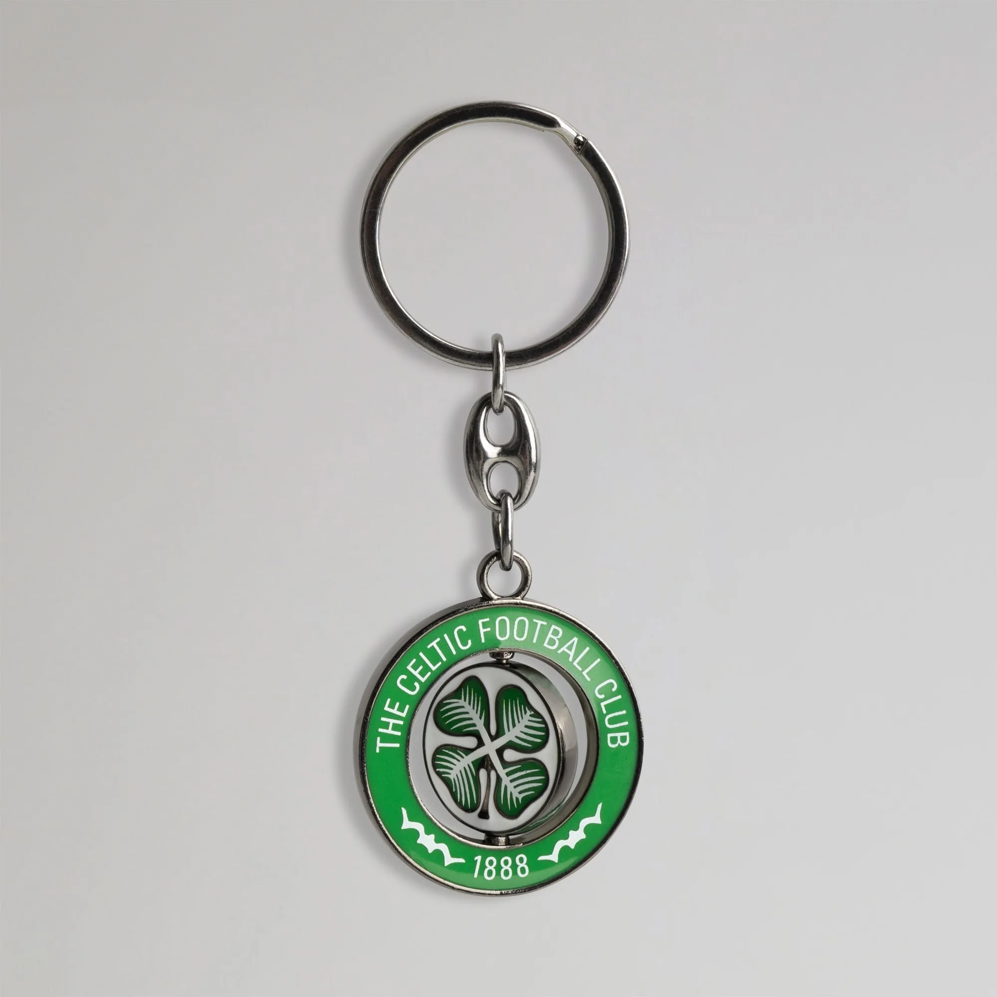 Celtic Crest Spinner Keyring - Image 2