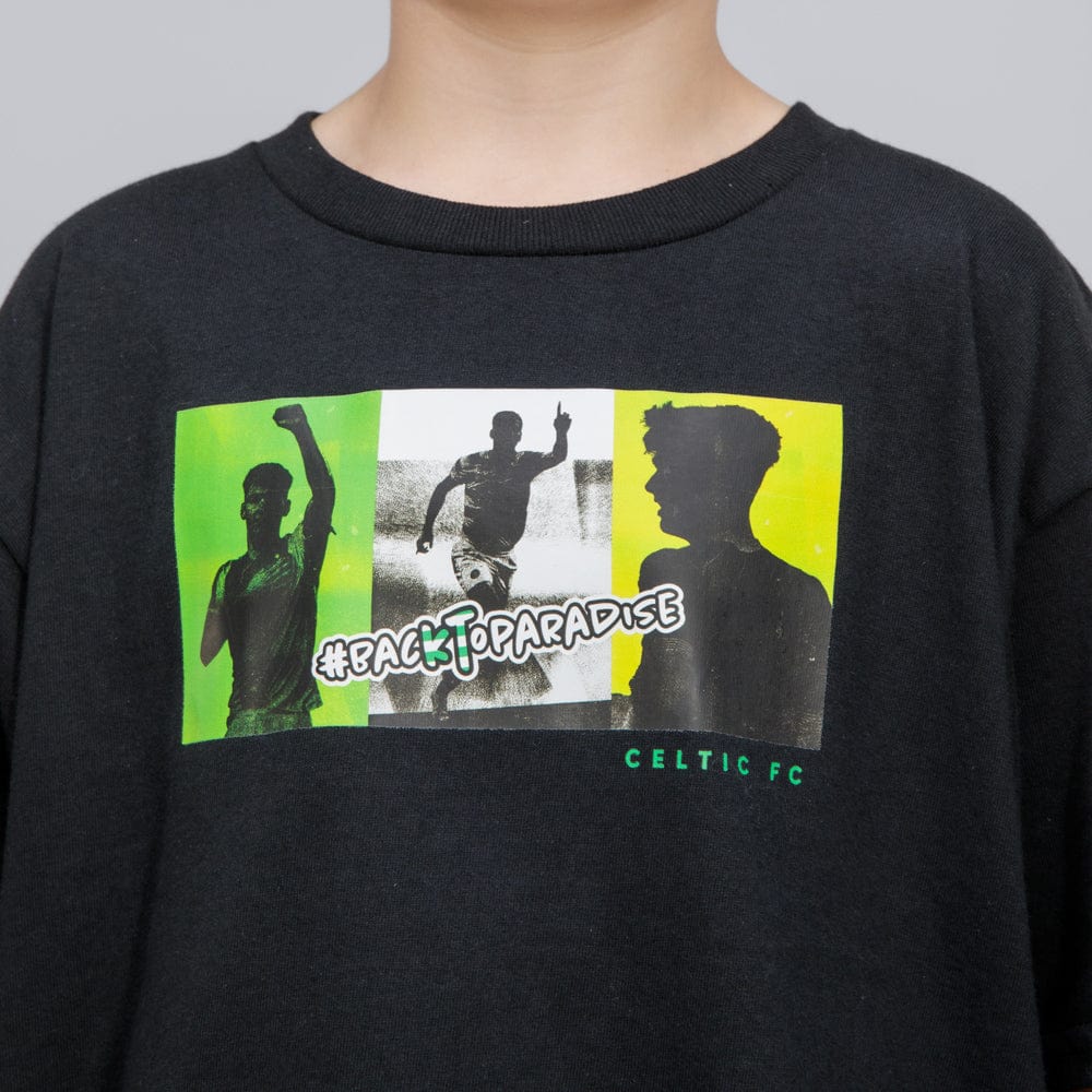Celtic Junior Tricolour Kieran Tierney T-Shirt - Image 4