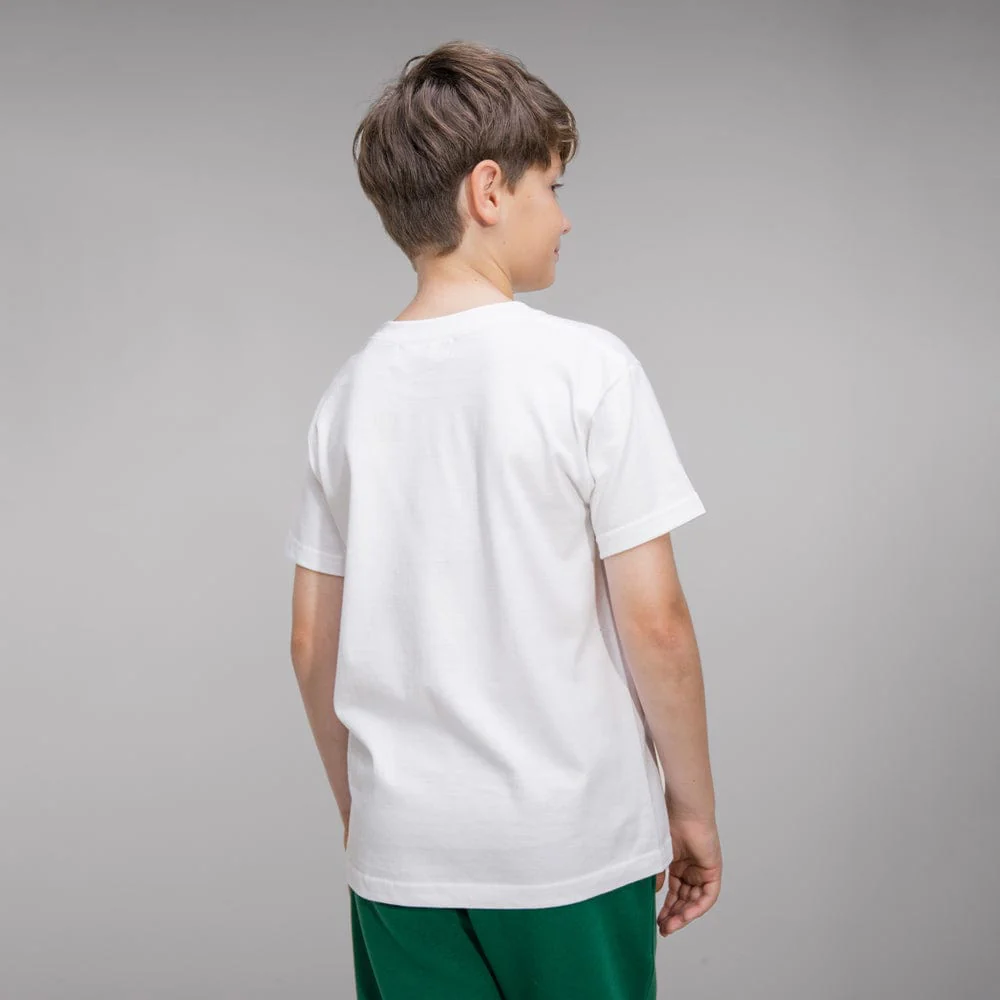 Celtic Junior White Flag T-Shirt - Image 3
