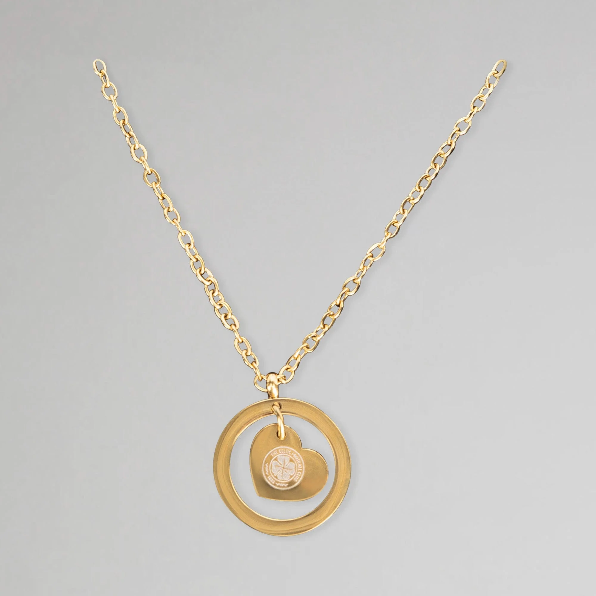 Celtic Stainless Steel Heart Necklace - Image 3