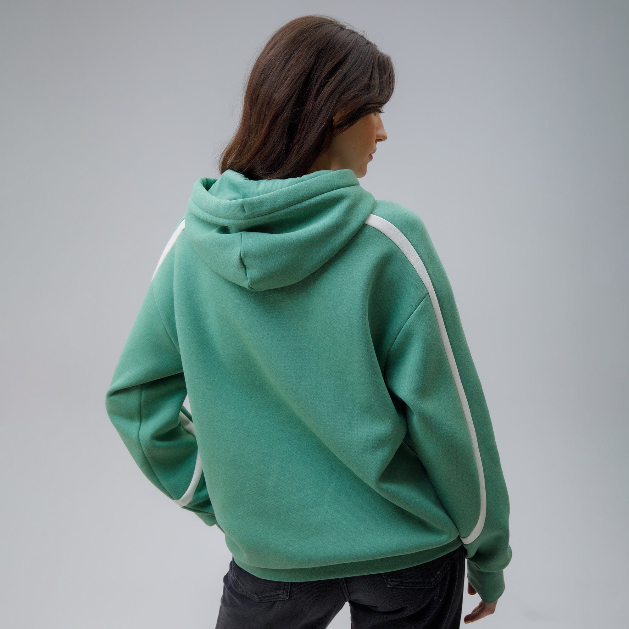 Celtic Women's Paradise Print Green Hoodie - Image 3