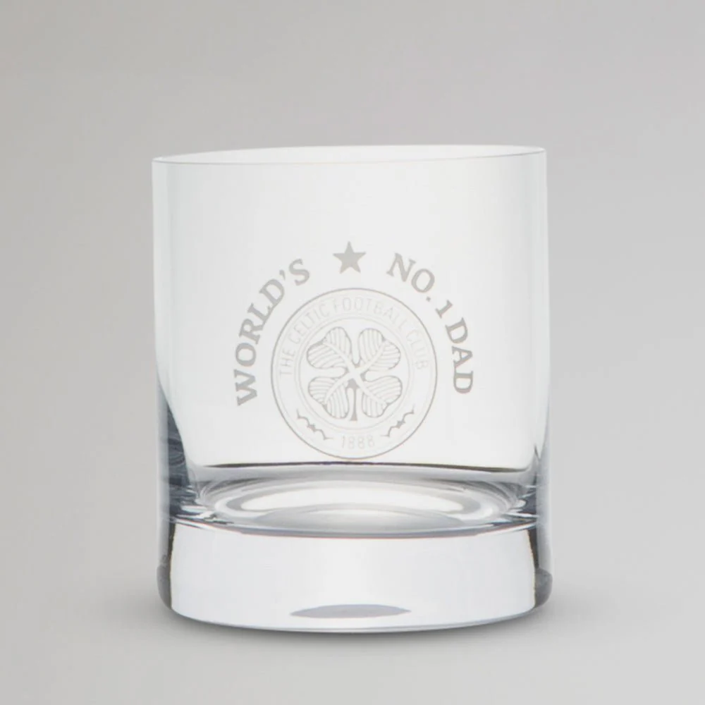 Celtic World's No 1 Dad Whisky Glass Set - Image 3